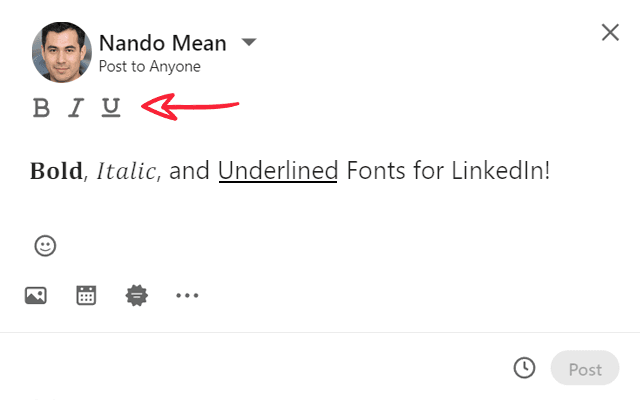 Explanation how Linkedin Font Editor works